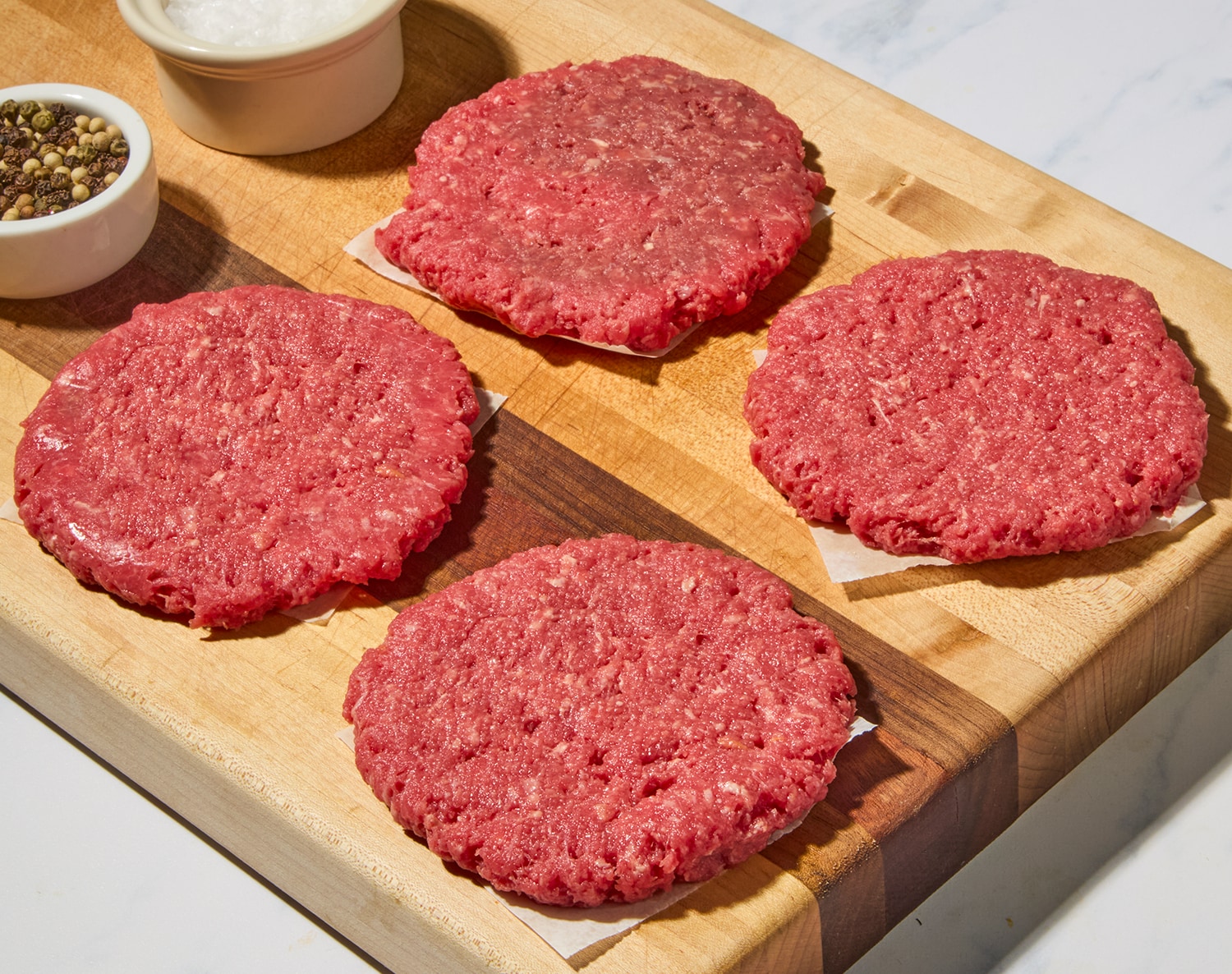 Just Freshdirect 100% Grass-Fed Beef Burgers, 90% Lean, image 2 of 3 slides